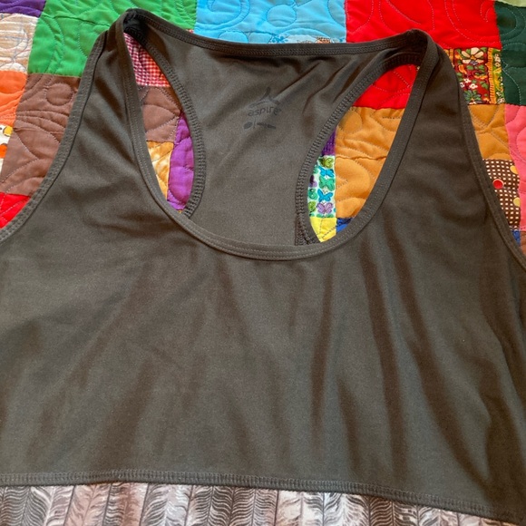 Tank Top Activewear, Ties at bottom, Aspire, 1X - Picture 2 of 16
